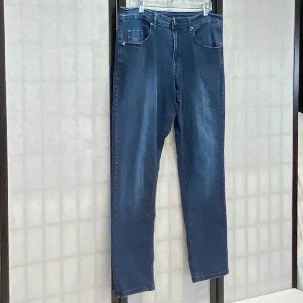 Buffalo David Bitton Axel Super Soft Stretch Slim Denim Jeans Faded Blue 38